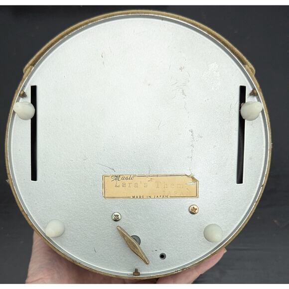 1950s Vintage Music Jewelry Box Automaton Singing Bird Cage Works; - Picture 5 of 6